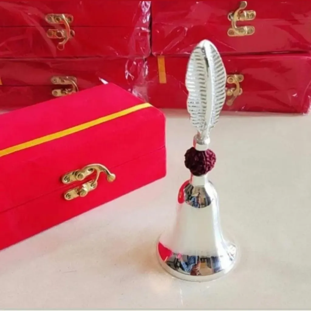 Silver Rudraksha Silver Bell