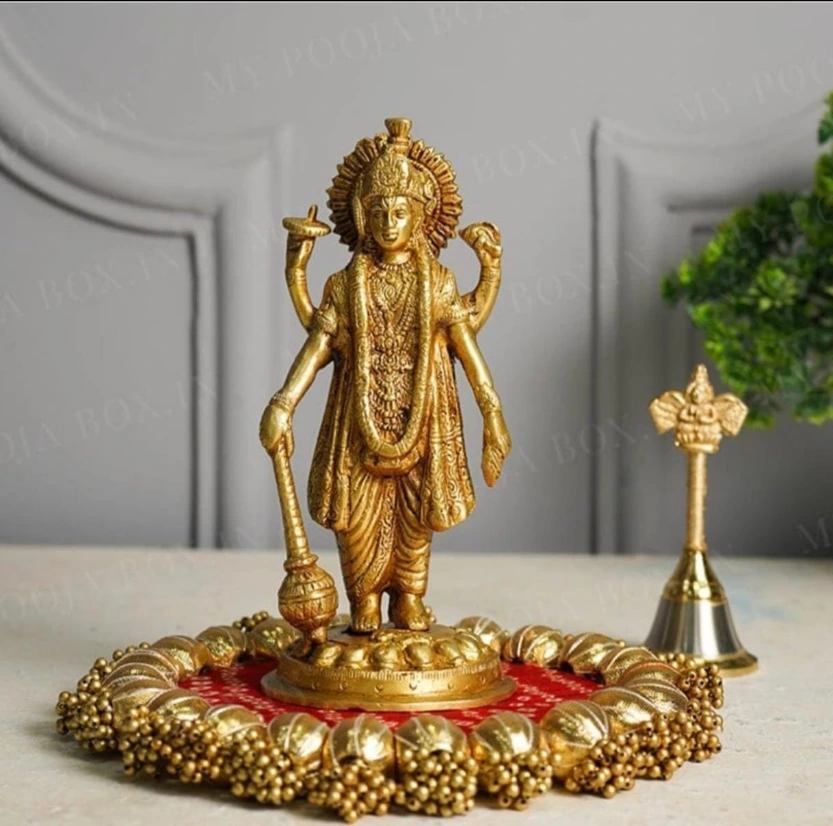 Vishnu Ji Brass Idol